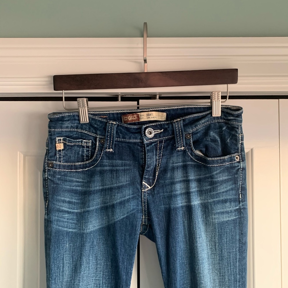Big Star Jeans Size 27R Remy Low Rise - Picture 5 of 7